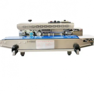 FRM980 Automatic Continuous Plastic Bag Sealing Machine with ink printer