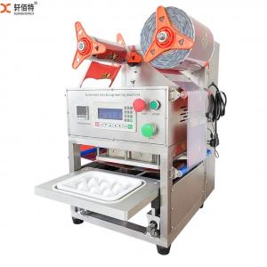 Automatic fast food tray sealing machine