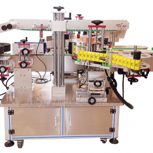 Full Automatic Double Side Plastic Flat  Bottle Labeling Machine