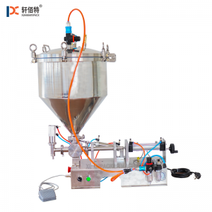 Horizontal automatic pressurized paste toothpaste filling machine