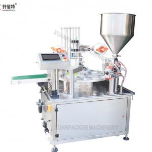 Plastic Water Yogurt rotary cup filling sealing machine