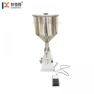 Semi auto peristaltic pump liquid filling machine