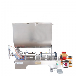 Semi-automatic cosmetic bottle liquid filling machine